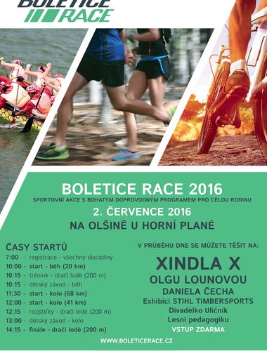 BOLETICE RACE – závody neznámou Šumavou