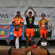 Zleva: 2. Jindřich Fazekaš, 1. Josef Kučera, 3. Martin Švec