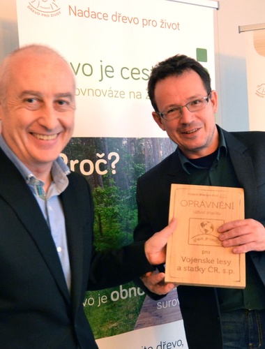 VLS jsou nositelem značky Dřevo je cesta