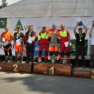 Zleva: 2. Team - J.H.S., 1. Stihl Team Slovakia, 3. Dolmar