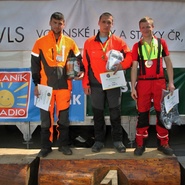 Zleva: 2. Kristián Žoviak, 1. Jan Sobota, 3. Marek Lubas