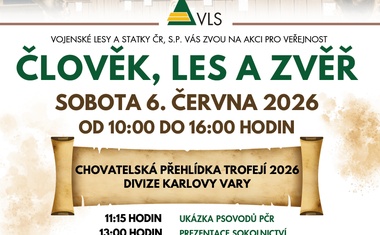 Den v lese plný zážitků: Člověk, les a zvěř 2026