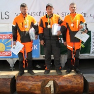 Zleva: 2. Kristián Žoviak, 1. Jan Poláček, 3. Filip Hille